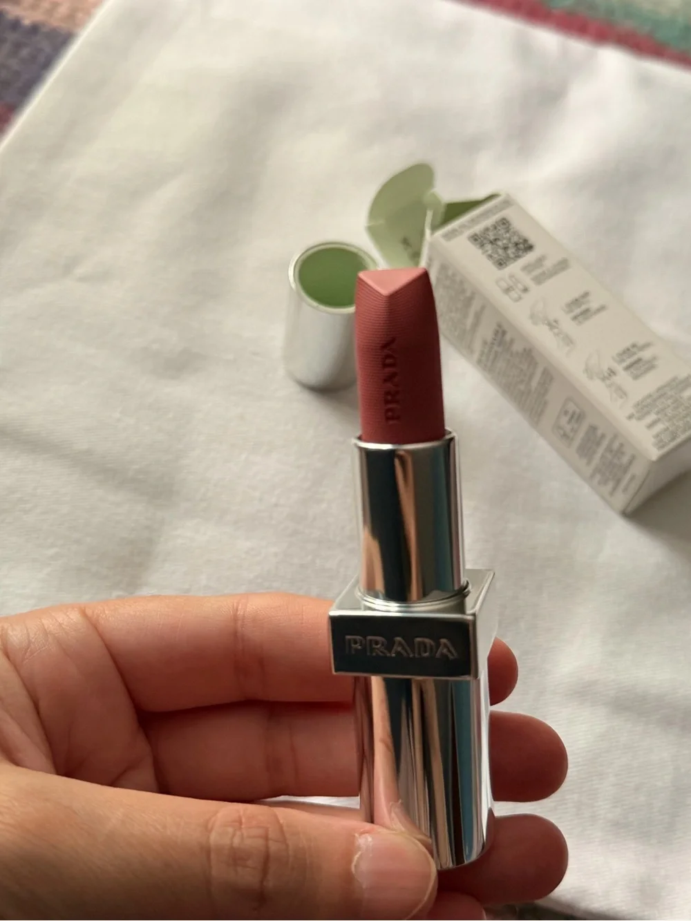 Prada Monochrome P158 Refillable Lip Color – Light Green